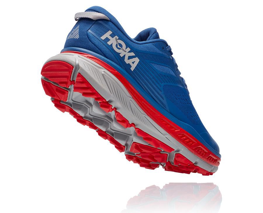 Hoka One One Trailove Tenisky Panske Modre - Stinson Atr 6 - 28591-XKRO